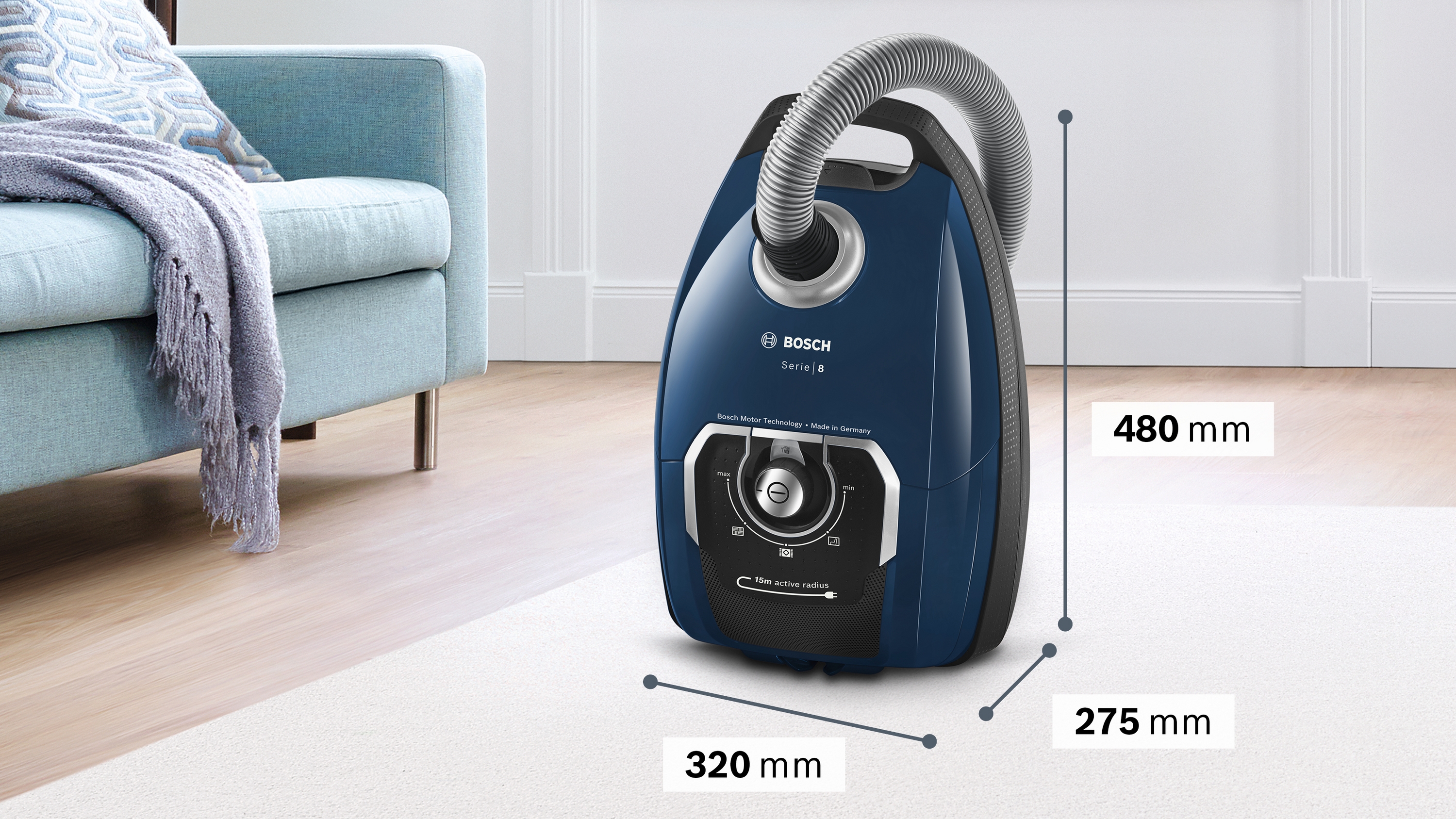 BOSCH | BGB75X494, Staubsauger mit Beutel
