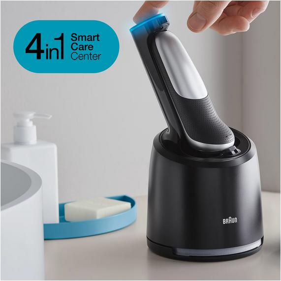 BRAUN Series 7 71-S7200cc | Nass- und Trockenrasierer mit Reinigungsstation und EasyClick Aufsatz