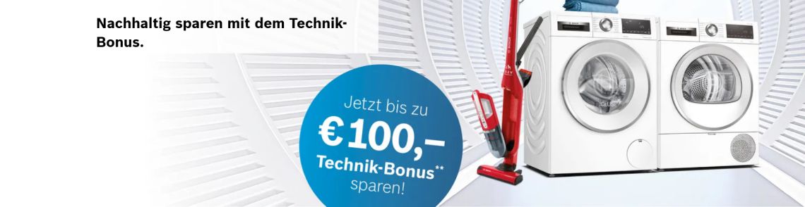 Bosch Technik-Bonus Cashback-Aktion