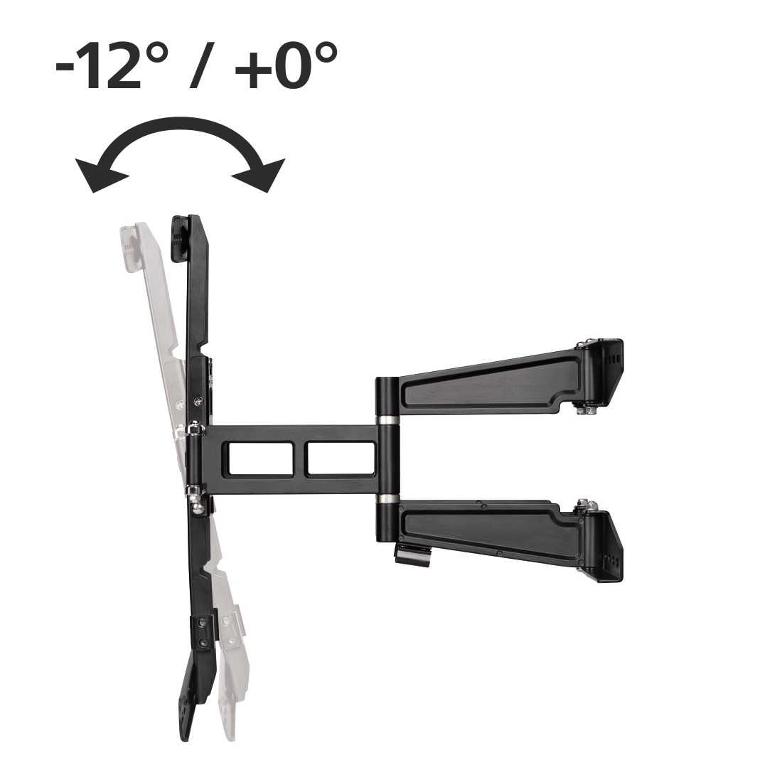 HAMA 108756 TV-Wandhalterung FULLMOTION Ultraslim, 5 Sterne, 142 cm (56"), Schwarz 