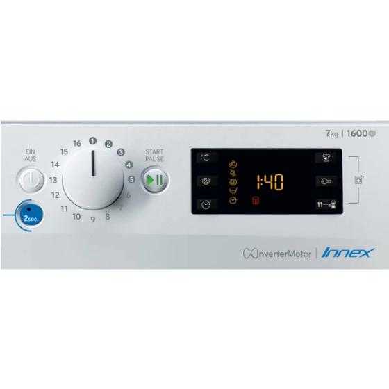 INDESIT BWE 71682XE WS DE N | Waschmaschine | Frontlader, freistehend: 7,0kg