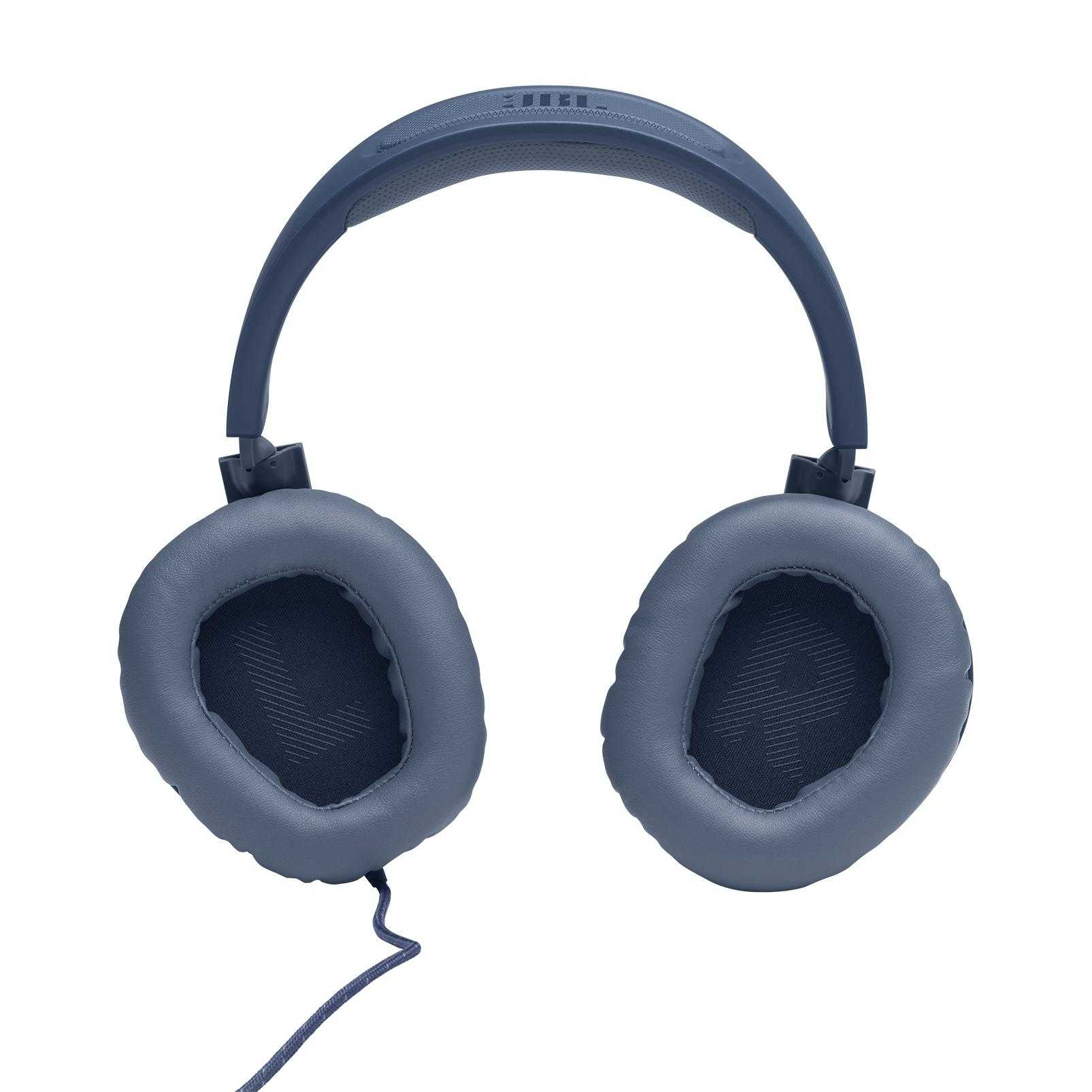 JBL QUANTUM 100 blau | Kabelgebundenes Over-Ear-Gaming-Headset mit abnehmbarem Mikro