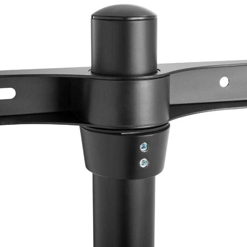NEDIS TVSM5250BK TV-Standfuß | 49 - 70 Zoll | bis zu 40 kg | Stabiles Design mit V-Sockel | Schwarz