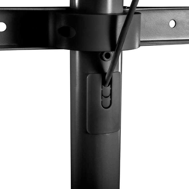 NEDIS TVSM5250BK TV-Standfuß | 49 - 70 Zoll | bis zu 40 kg | Stabiles Design mit V-Sockel | Schwarz