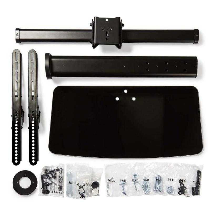 NEDIS Vollbeweglicher TV-Ständer | 32 – 65" | Max. 45 kg | 3 Höhenpositionen