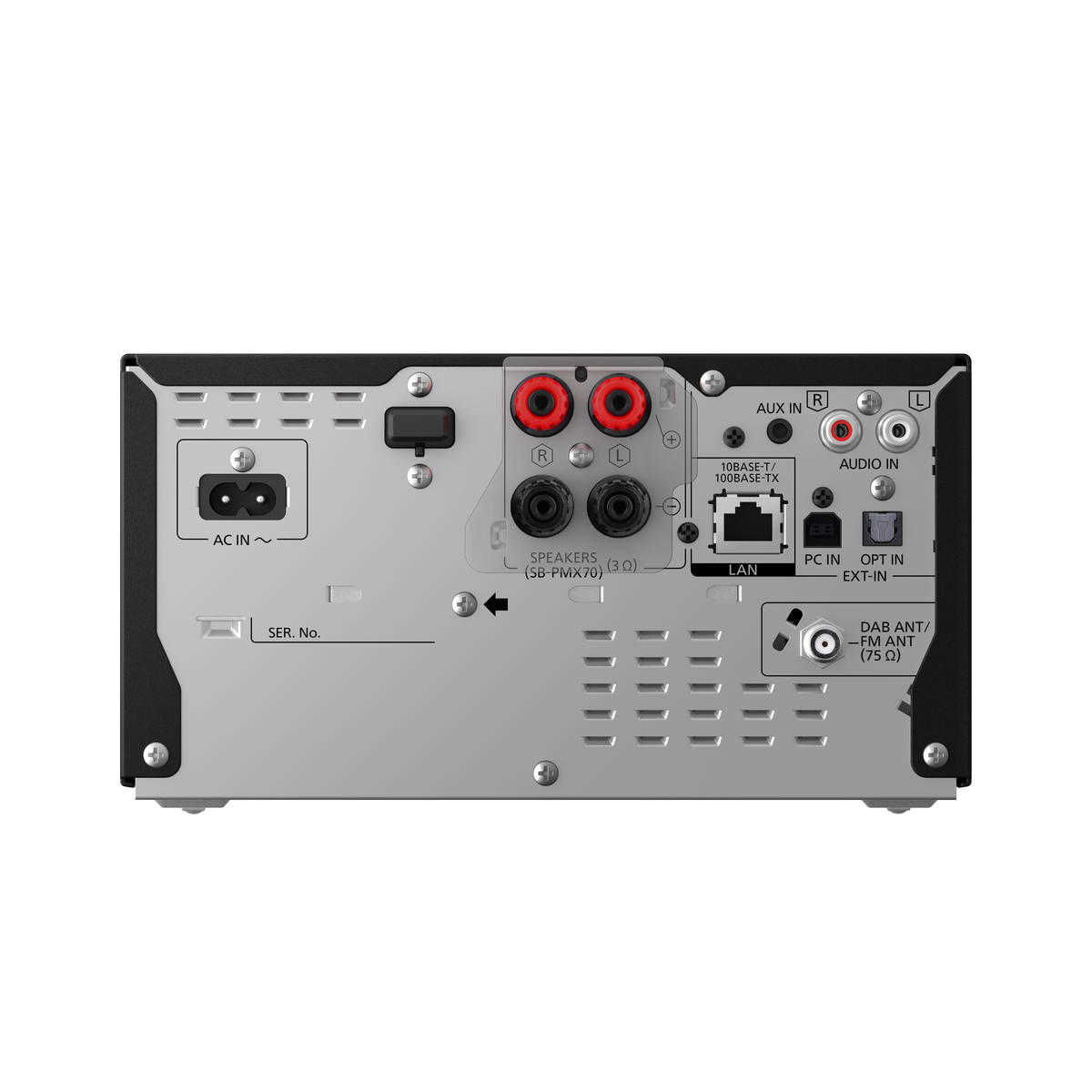 PANASONIC SC-PMX802 schwarz | Premium Micro HiFi System mit DAB+ & Bluetooth