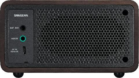 SANGEAN DDR-7 schwarz | Radio mit DAB+/FM-Tuner Bluetooth©, Aux-in, Akku,  USB aufladbar,ext. Antenne, OLED Display -16632100