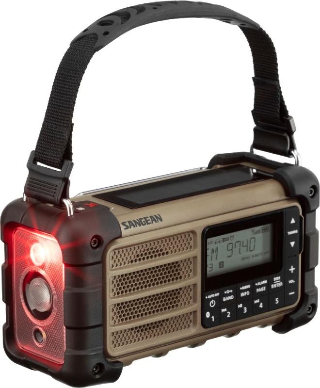 SANGEAN MMR99DESERT Kurbelradio | Radio FM 2-Band LED-SOS-Lampe-16634115