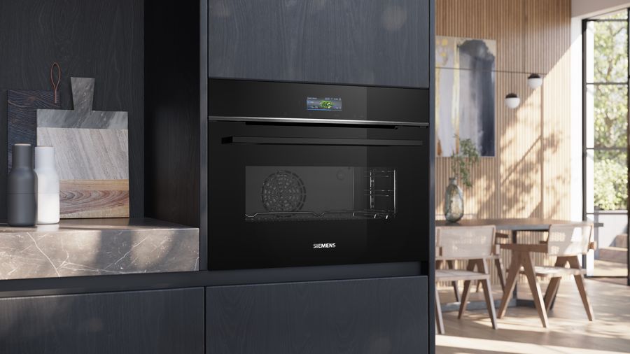 SIEMENS CB734G1B1 | iQ700 Einbau-Kompaktbackofen 60 x 45 cm Schwarz, Edelstahl