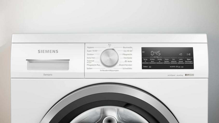 SIEMENS WU14UT70 | iQ500 Waschmaschine, Unterbaufähig - Frontlader 8 kg max. 1400 U/min.