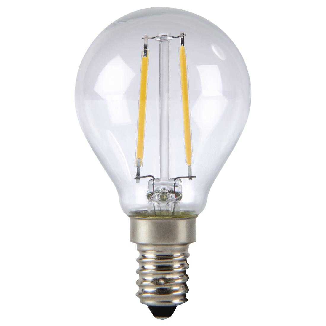 Xavax LED-Filament E27 1055lm ersetzt 75W Globelampe Warmweiß dimmbar 8 Watt 