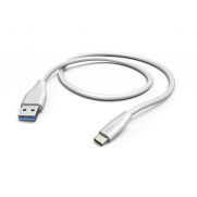 HAMA 178397 Lade-/Datenkabel, USB Type-C - USB-3.1-A-Stecker, 1,5 m, Weiß 