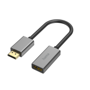 HAMA 200329 Video-Adapter, DisplayPort-Stecker - HDMI™-Buchse, Ultra-HD 4K@60Hz, Alu