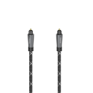 HAMA 205140 Audio-Lichtleiter-Kabel, ODT-Stecker (Toslink), Metall, 3,0 m