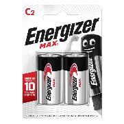 ENERGIZER Alkaline Batterie C 1.5 V Max 2-Blister