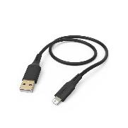HAMA 201567 Ladekabel "Flexible", USB-A - Lightning, 1,5 m, Silikon, Schwarz