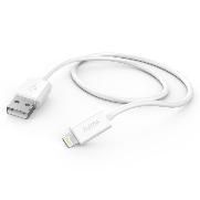 HAMA 201579 Ladekabel, USB-A - Lightning, 1 m, Weiß