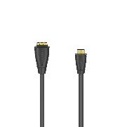 HAMA 205167 HDMI™-Kabeladapter, Typ-C (Mini)-Stecker - Typ-A-Kupplung, vergoldet