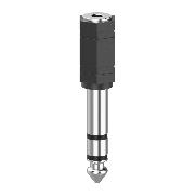 HAMA 205194 Audio-Adapter, 3,5-mm-Klinken-Kupplung - 6,3-mm-Klinken-Stecker, Stereo