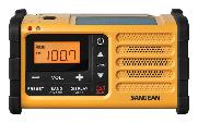 SANGEAN MMR-88 |  Radio 2-Band LED-SOS-Lampe, Laden über Kurbeldynamo/Solarpanel/DC-In, Auto-Aus nach 90 Minuten