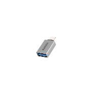 SITECOM 190010 Adapter "CN-370", USB-C 3.1-Stecker auf USB-A 3.0-Buchse, Silber