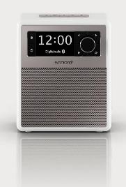 SONORO EASY weiß | Mobiles Radio mit DAB+ Sendervielfalt, Bluetooth, Trageschlaufe und Nachtlicht