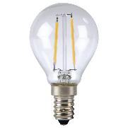 XAVAX 112558 LED-Filament, E14, 250lm ersetzt 25W, Tropfenlampe, Warmweiß