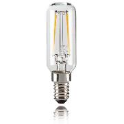 XAVAX 112827 LED-Filament, E14, 470lm ersetzt 40W, Röhrenlampe, Kühlschrank/Dunstabzug