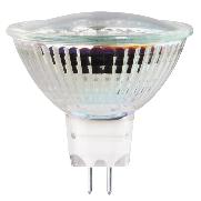XAVAX 112863 LED-Lampe, GU5.3, 450lm ersetzt 40W, Reflektorlampe MR16, Warmweiß, Glas