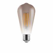 XAVAX 112917 | LED-Filament, E27, 420lm 8W, Vintage-Lampe Edison-Kolben, dimmbar, Warmweiß
