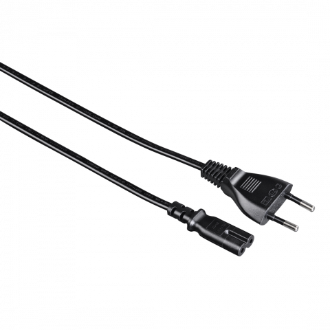 HAMA 44266 Netzkabel, 2,5 m, Schwarz