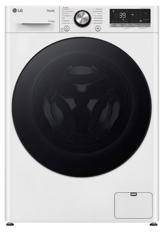 LG W4WR70E6Y | Waschtrockner mit AI DD® | 11 KG Waschen | 6 KG Trocknen | 1.400 U./Min. | Steam | TurboWash® 360° | Neue Wohlfühl-Trommel | Wi-Fi-Funktion | EEK D