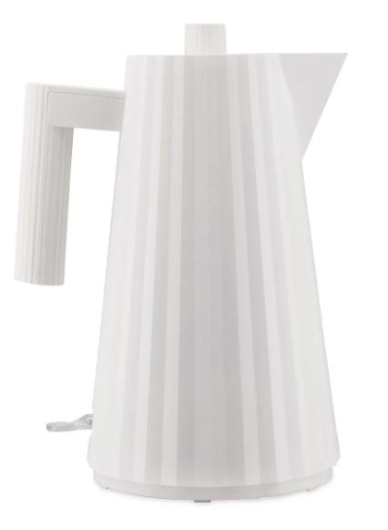 ALESSI MDL06W Plissé Wasserkocher weiß