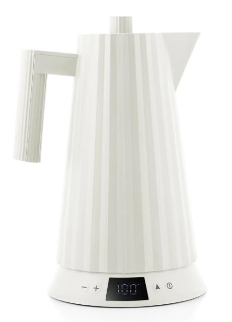 ALESSI MDL21W Plissé Wasserkocher weiß