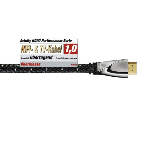 AVINITY 107770 High Speed HDMI™-Kabel, St. - St., Gewebe, Filter, vergoldet, Ethernet, 2 m