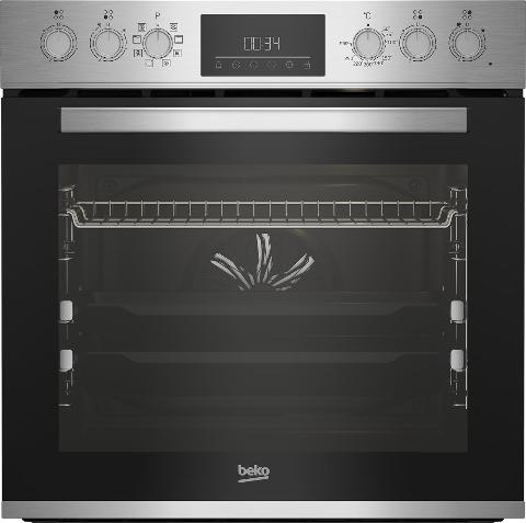 BEKO BBUM12328X | Einbauherdset (Backrohr und Glaskeramik Kochfeld) 