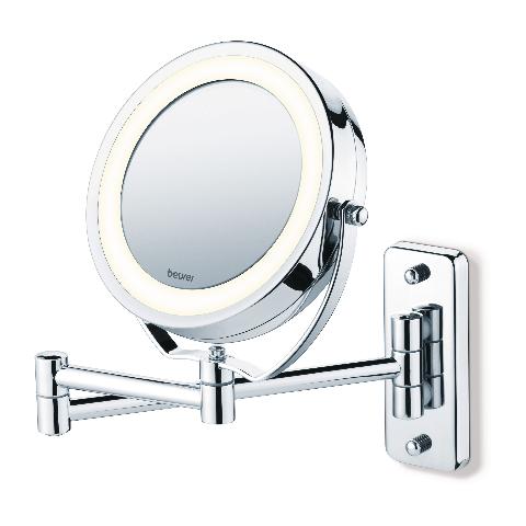 BEURER BS 59 | 2-in-1 Wand- und Standspiegel beleuchtet mit 7-fach Zoom