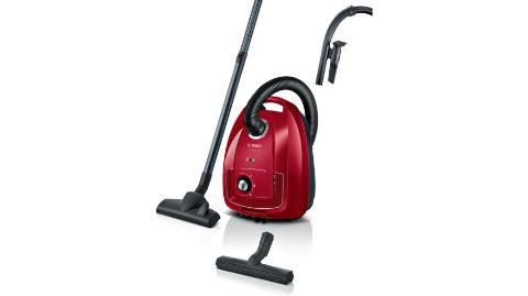 BOSCH BGD38RD1H | Serie 4 Staubsauger mit Beutel  Rot
