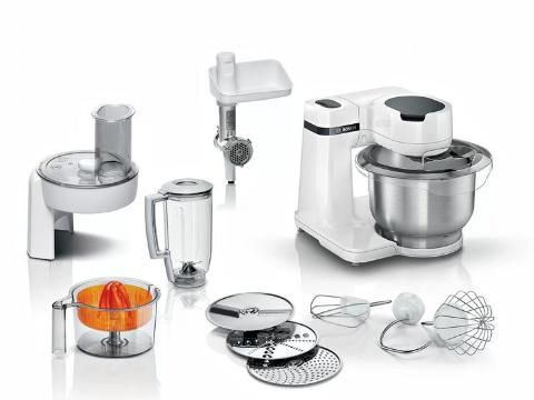 BOSCH MUMS2EW40 | Küchenmaschine MUM Serie | 2 700 W Weiß, weiss