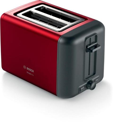 BOSCH TAT3P424DE | Kompakt Toaster DesignLine Rot