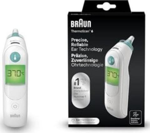 BRAUN IRT 6515 | Fieberthermometer weiß