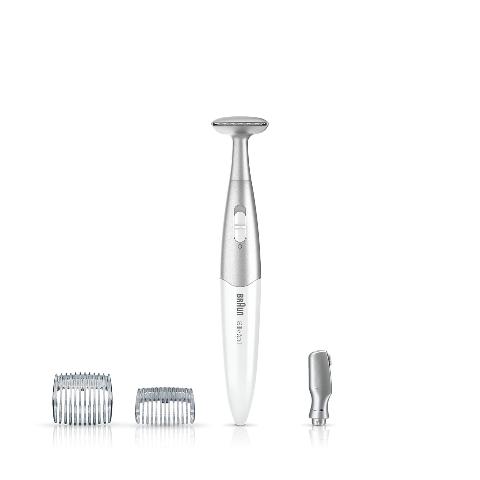 BRAUN Silk-épil 3in1 Trimmer FG 1100 mit 4 Extras inkl. Präzisions-Scherkopf, weiß.