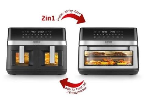 CASO AirFry DuoChef | Heissluftfritteuse