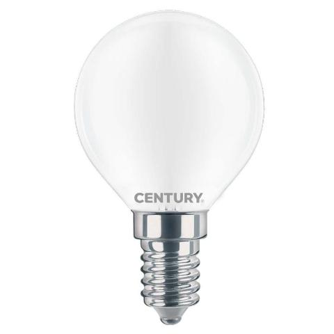 CENTURY LED Satin Filament Lampe Sfera E14 6 W 806 lm 3000 K