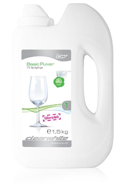 CLEARWHITE Basic Pulver Dosierflasche 1,5kg