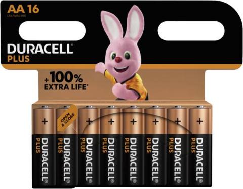 DURACELL Duracell Mignon-Batterie Plus-AA(MN1500/LR6) CP16