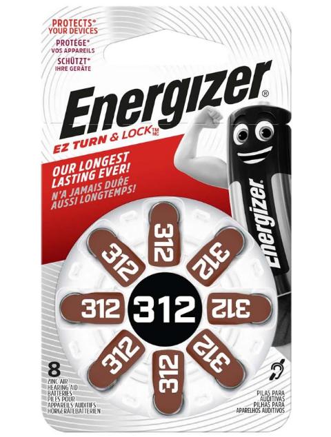 ENERGIZER Zink-Luft-Batterie PR41 1.4 V 8-Blister