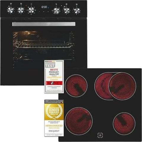 EXQUISIT EHE157-UBZ-020-Set schwarz