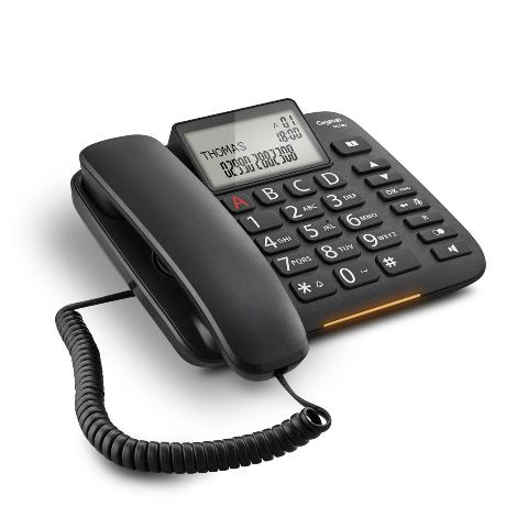 GIGASET DL380 schwarz | schnurgebundenes Telefon