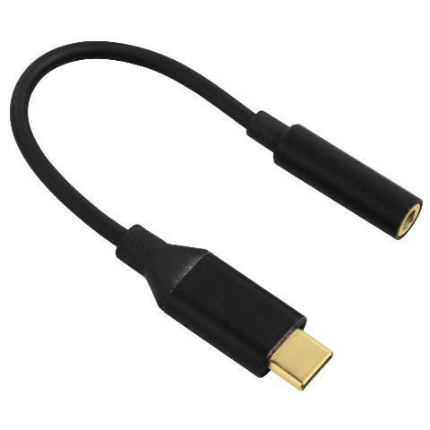 HAMA 135717 USB-C-Adapter für 3,5-mm-Audio-Klinke